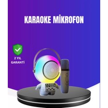 Hace Bazaar Rgb Işıklı Astronot Bluetooth Hoparlör Karaoke Mikrofonlu