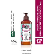 Yves Rocher Vücut Losyonu -Nemlendirici Besleyici Enerjik Frambuaz Nane- VEGAN-390ML