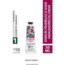 Yves Rocher El Kremi- Nemlendirici Besleyici Enerjik Frambuaz Nane - Vegan -30ML