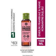 Yves Rocher Konsantre Duş Jeli - Nemlendirici Enerjik Frambuaz & Nane -Sls,sles İÇERMEZ,VEGAN-100ML