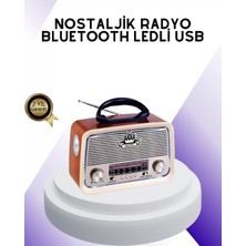 Hace Bazaar Nostalji Bluetooth Radyo Fm Am Sw Ahşap Eskitme Tasarım