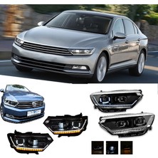Volksvagen Passat B8 2015-2016-2017 Mercekli R Line Ledli Ön Far