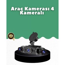 Hace Bazaar 1080P 4 Kanallı Araç Kamerası Gps + Wifi + G Sensör Destekli