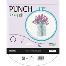 Tuva Crafts Punch Nakış Kiti-Lavanta