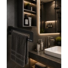 Blaene Mat Siyah 304 Paslanmaz Çelik Modern Havluluk - BTH-003