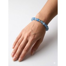 Rose Doğaltaş 10 mm Doğataşmavi Akik Unisex