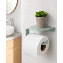 Blaene Mint Yeşili 304 Paslanmaz Çelik Premium Raflı Tuvalet Kağıtlığı - BTH-014A