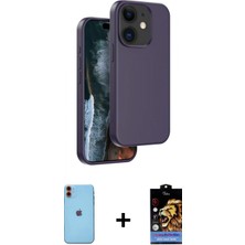 Pileli Store Pilelistore™ iPhone 11 Kılıf Kıvılcım Çizgi Serisi - Siyah Buffer Hayalet Cam Ekran Koruyucu + Neon Fosforlu Kamera Lens - Tu
