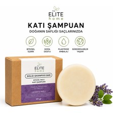 The Elite Home Bitkisel Katı Şampuan 95 gr Lavanta