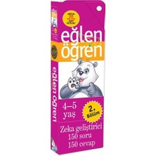 Dstil Tasarım İletişim Yayınları Eğlen Öğren 4-5 Yaş 2. Bölüm Eğitici Kitap Komisyon 3 - 5 Yaş İçin Zeka Geliştirici