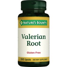 Nature's Bounty Valerian Root 100 Kapsül - Dezenfektan Hediyeli (%72 Alkol)