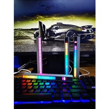 Hace Bazaar Rgb Sese Duyarlı Taşınabilir Ekolayzer LED Çubuk