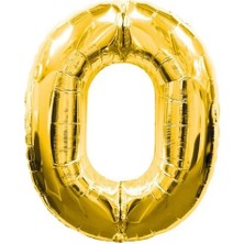 Hace Bazaar Altın Sarısı Folyo Rakam Balon 1 Metre