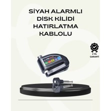 Hace Bazaar Çift Modlu 110DB Alarmlı Disk Kilidi Suya Dayanıklı