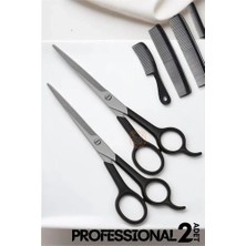AyrStore Buğz Berber Makası 2 Adet Profesyonel 6.5 Inç Çelik