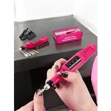 Hace Bazaar Nasır Temizleyici Manikür Pedikür Seti Elektrikli USB Girişli