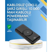 Hace Bazaar iPhone ve Android Uyumlu 10000MAH Powerbank – Hem Kablolu Hem Kablosuz
