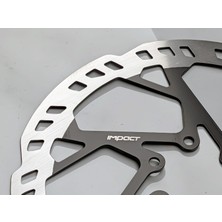 Heugers 160MM 6 Vida Kalın (2.3mm) Siyah Fren Rotoru (Kartlı) - Elektrikli (E-Bike) ve Dağ Bisikleti (Mtb) Uyumlu