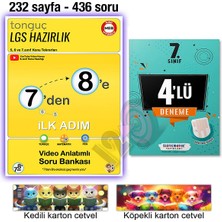 Tonguç Akademi 7'den 8'e Hazırlık Kitabı 2026 7. Sınıf 4'lü Deneme