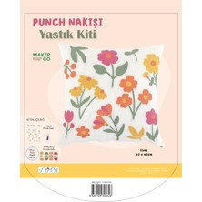 Tuva Crafts Punch Nakışı Yastık Kiti