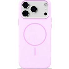 Piyasa Sepeti iPhone 17 Pro Max Mag Core Akıllı MagSafe Animasyonlu Silikon Kılıf Lila