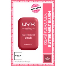 NYX Professional Makeup Buttermelt Blush Kremsi Pudra Allık - 10 Back And Butta