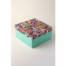 Creapack Eğlenceli Tasarımlı Hediye Kutusu 26X26X13 cm Premium Paketleme 1 Adet