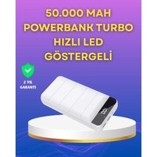 Hace Bazaar Lightning ve Type-C Girişli 50000MAH Powerbank
