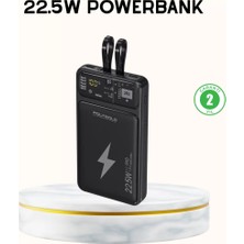 Hace Bazaar Powerbank Hızlı Şarj 10000 Mah Dahili Kablo