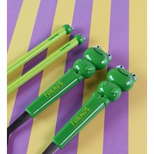 Çılgıntrend Hayvan Figürlü Çocuk Çatal Kaşık ve Chopstick Seti 3'lü Takım