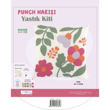 Tuva Crafts Punch Nakışı Yastık Kiti