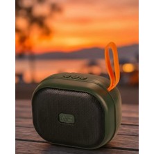 Hace Bazaar Taşınabilir Kablosuz Hoparlör Güçlü Ses Bluetooth USB Kart Destekli