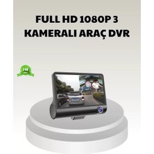 Hace Bazaar Araç Dvr Kamerası 3’lü 170° Geniş Açılı Full Hd ve Park Destekli