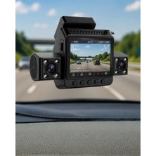 Hace Bazaar Araç Ön Arka Iç Kamera Sistemi Full Hd Hareket Sensörlü Kayıt Cihazı