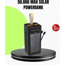 Hace Bazaar Güneş Enerjili Powerbank Dijital Göstergeli Taşınabilir Güç Kaynağı