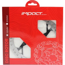 Heugers Impact 21K 180MM 6 Vida Kalın (2.3mm) Siyah Fren Rotoru - Elektrikli, Dağ ve Enduro Bisikleti Uyumlu