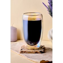Perotti Colors Cidarlı Latte Bardak 450 ml 17280