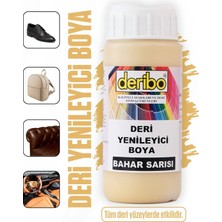 Deribo Deri Eşya, Ayakkabı, Koltuk, Direksiyon, Çanta, Deri Yenileyici Boya. 100ML. Sünger Hediyeli.