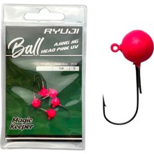 Ryuji Ball Ajing Pink Uv Jighead 1,5 gr #10 Pcs:5