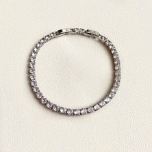 OkkoStore Kadın Silver Rengi Su Yolu Bileklik