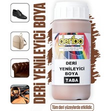 Deribo Deri Eşya, Ayakkabı, Koltuk, Direksiyon, Çanta, Deri Yenileyici Boya. 100ML. Sünger Hediyeli.