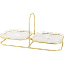 Mikasa Moor Gold Cam 2li Sunumluk 18X37X19CM