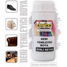 Deribo Deri Eşya, Ayakkabı, Koltuk, Direksiyon, Çanta, Deri Yenileyici Boya. 100ML. Sünger Hediyeli.