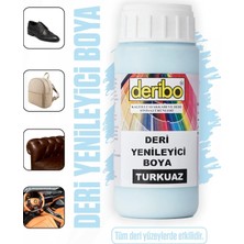 Deribo Deri Eşya, Ayakkabı, Koltuk, Direksiyon, Çanta, Deri Yenileyici Boya. 100ML. Sünger Hediyeli.