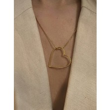 OkkoStore Top Zincirli Kalp Kolye