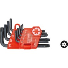 Cer-Pa Delikli Torx Allen Anahtar Takım 8 Li Kısa