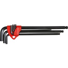 Cer-Pa Ballpoint Yuvarlak Başlı Allen Takım 9 Lu Uzun