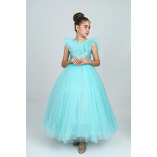 Asortix Kız Çocuk Tarlatanlı Abiye ELBISE-ABY-0019
