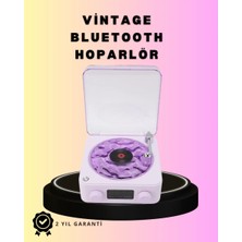Hace Bazaar Bluetooth Retro Pikap Hoparlör – Projektörlü Gece Lambası