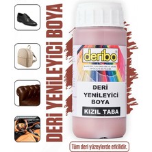 Deribo Deri Eşya, Ayakkabı, Koltuk, Direksiyon, Çanta, Deri Yenileyici Boya. 100ML. Sünger Hediyeli.